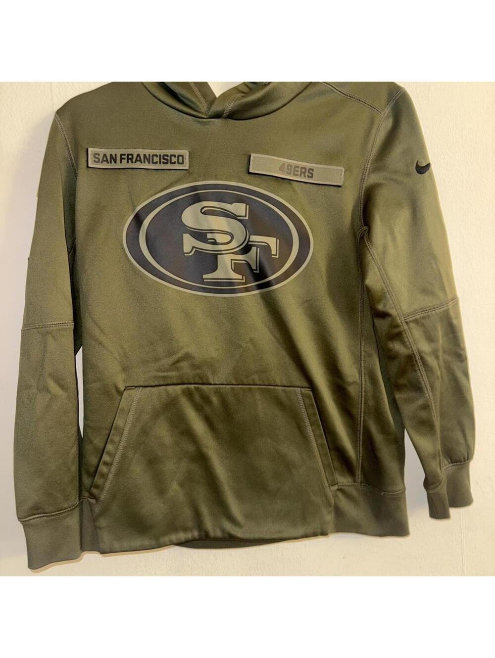 NFL Kid's Khaki and Green Hoody